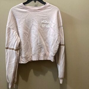 Hollister Y2K Graphic California Blush Crop Sweatshirt Size XS